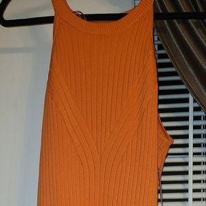 INC Sexy & Comfortable Knit Dress with Left Split on the Side